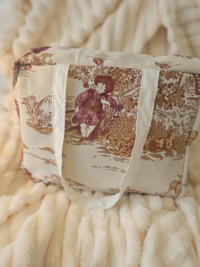 Valisette "Jouy rouge"