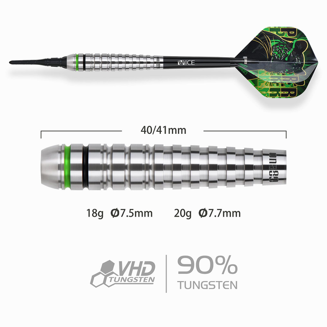 One80 Panther-M Softtip Tungsten Softdarts