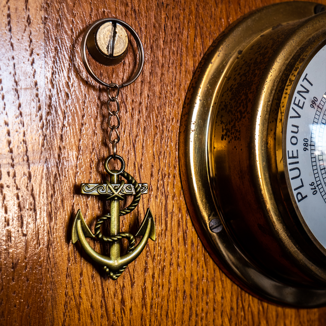 Porte-clés métal - Ancre