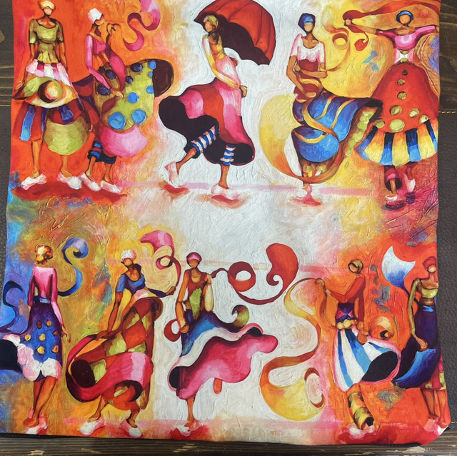 Housse de coussin «  heureuses »