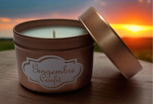 Bougie parfumée "Gingembre confit"