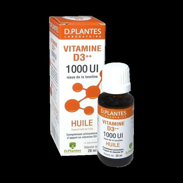 Vitamine D3 1000 UI 20ml / D.Plantes 