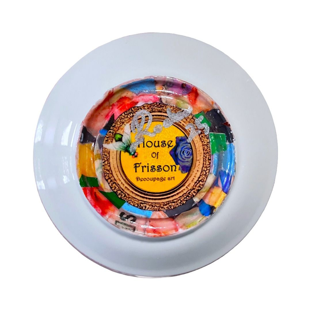 "Bless This Mess" Pink Upcycled Trinket Dish - House of Frisson