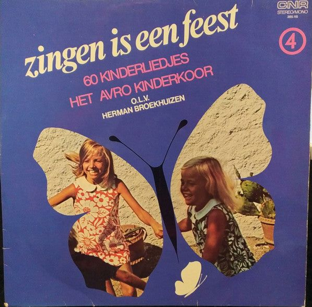 AVRO Kinderkoor - Zingen Is Een Feest * (** Kinderliedjes) (LP)