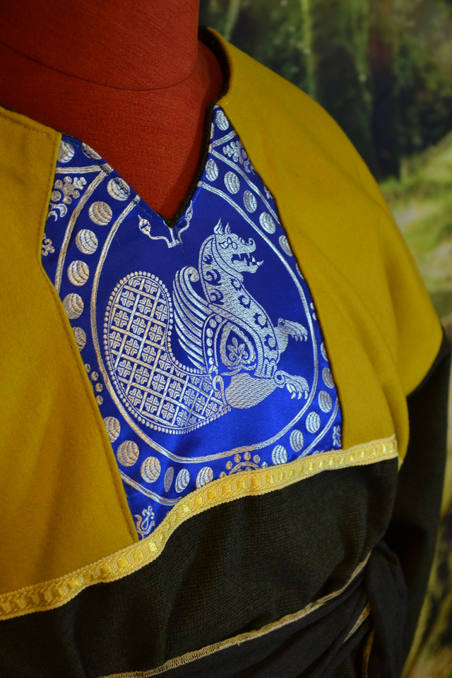 Tunique Simorgh, en laine et soie, Taille L