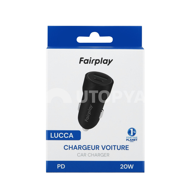 Chargeur allume cigare USB-C/USB-A 20W