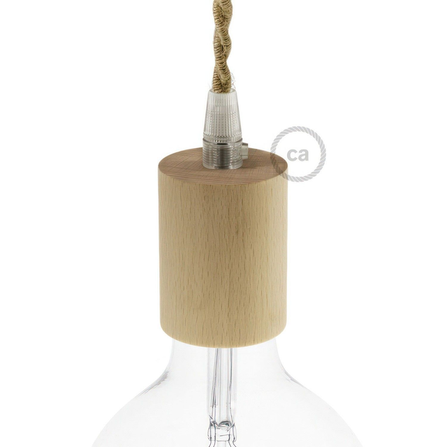 Holz Lampenfassung