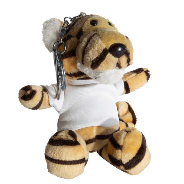 Personalised Keychain/Bag Tag - Plush Tiger