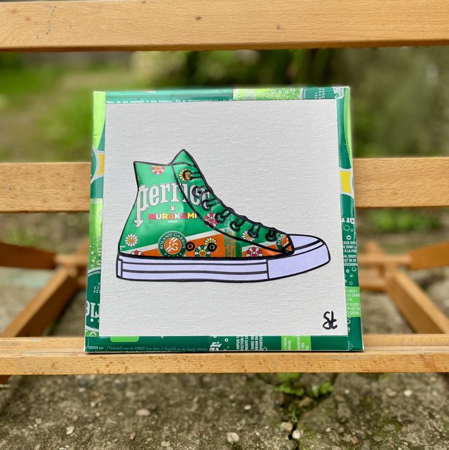 Tableau Basket Converse 20x20 cm