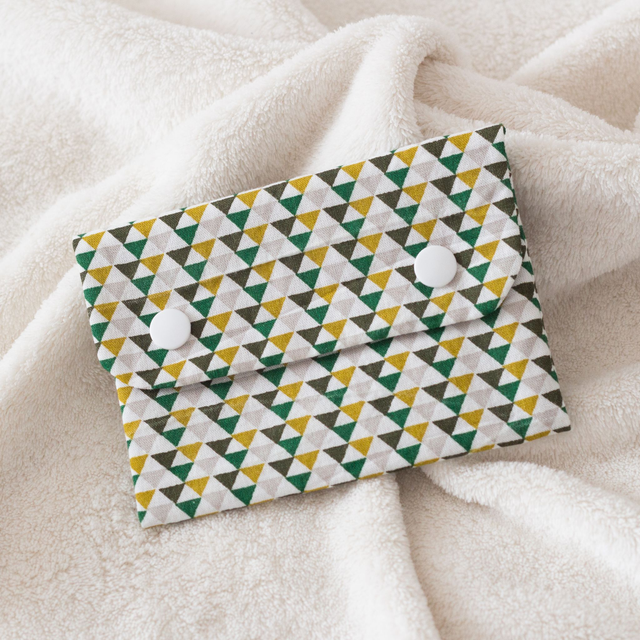 Pochette à savon Triangles