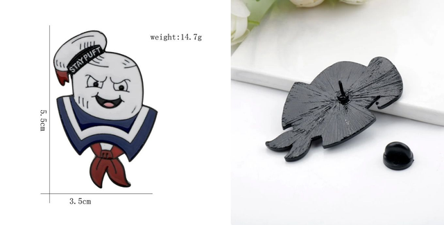 Stay Puft Pin Badge