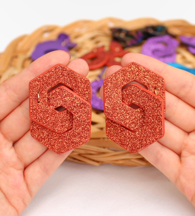 Astra • terracotta pailleté