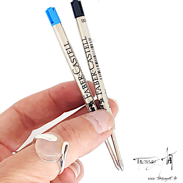 FABER CASTELL - RECHARGE ENCRE POUR STYLO BILLE - FB088