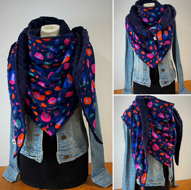 Maxi Chèche Happy Lily Blue