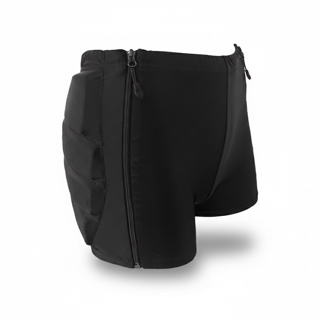 Skyddshorts med höftskydd – vadderat fallskydd för konståkning & rullskridskor