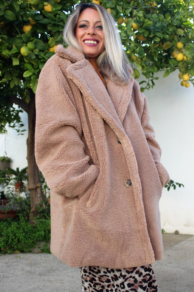 Abrigo Borreguillo Deluxe Camel