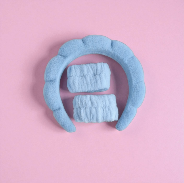 Bandeau et bracelet éponge 