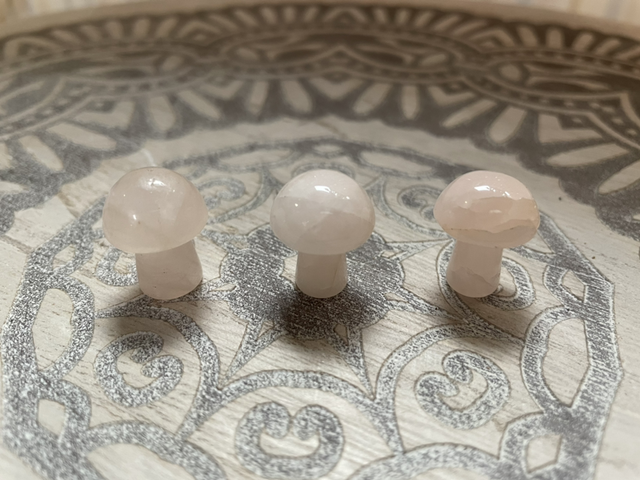 Rose Quartz Toadstool