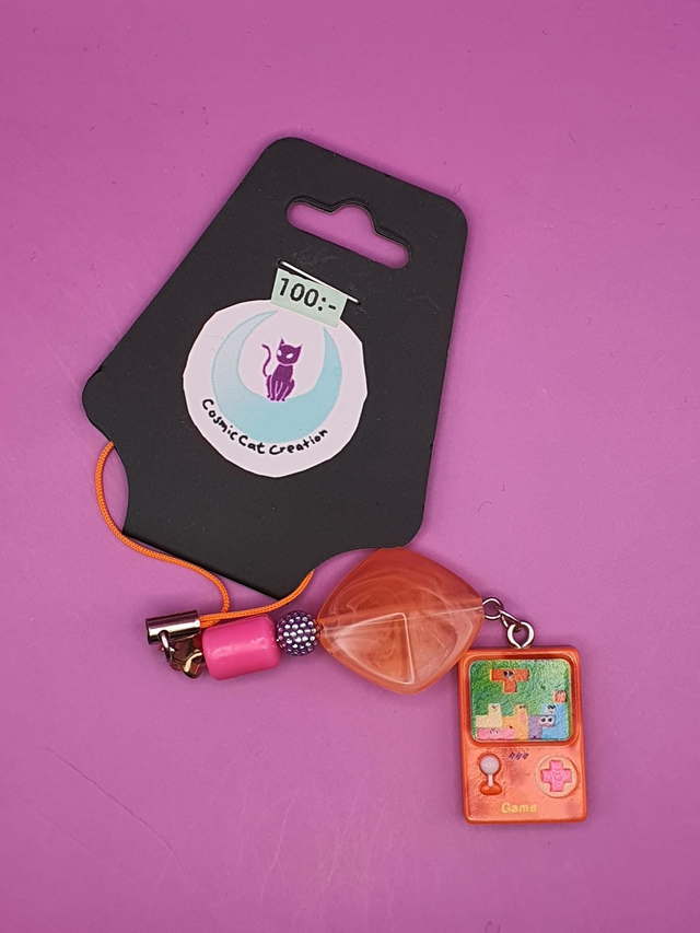 Phonecharm Gameboy Orange 