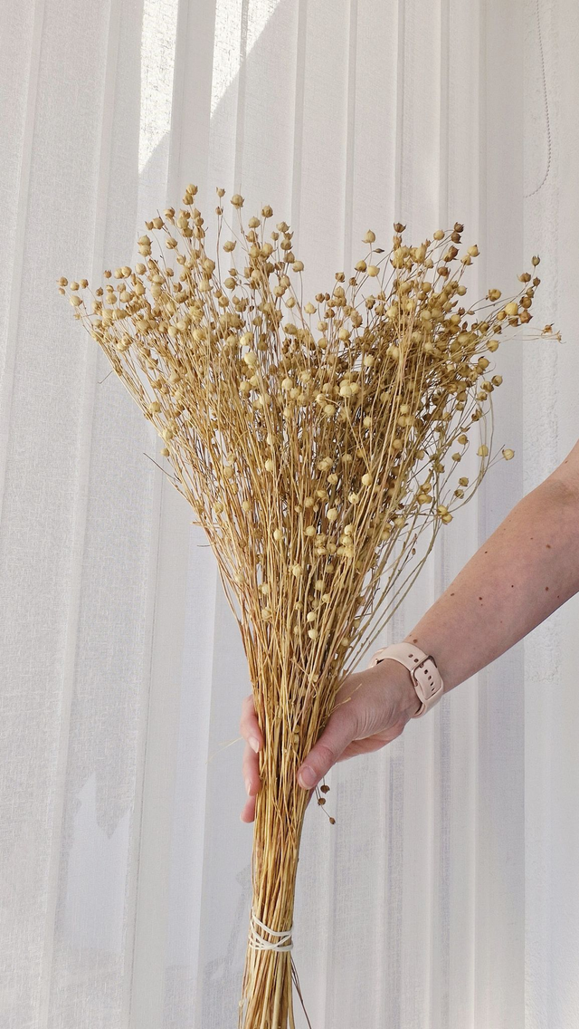 Vide atelier - Lin séché naturel