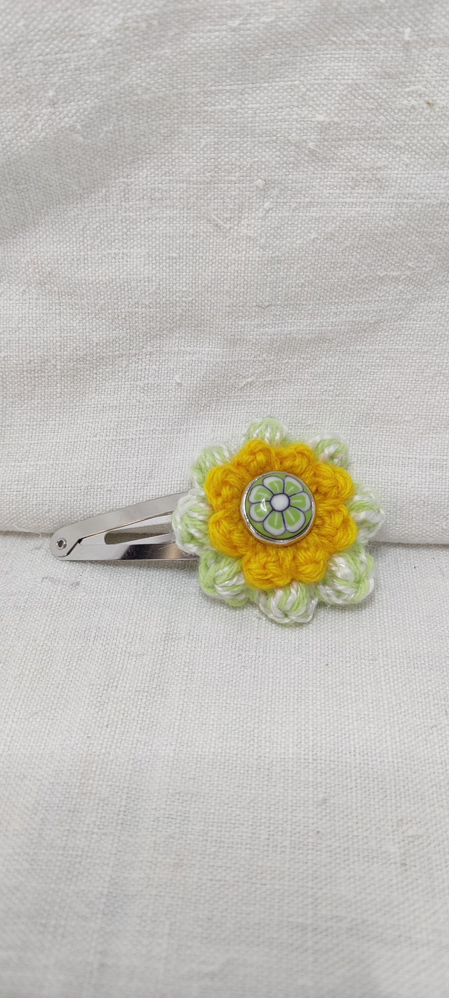 Barrette clic clac Amande douce