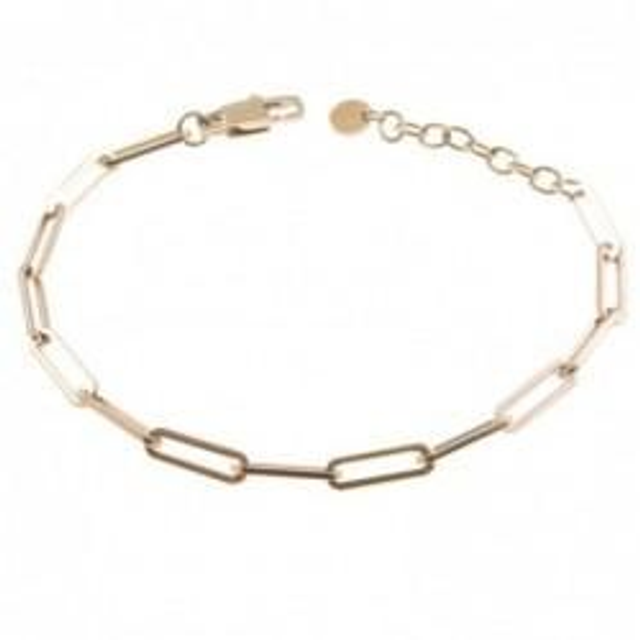 Bracciale donna in acciaio rosato 