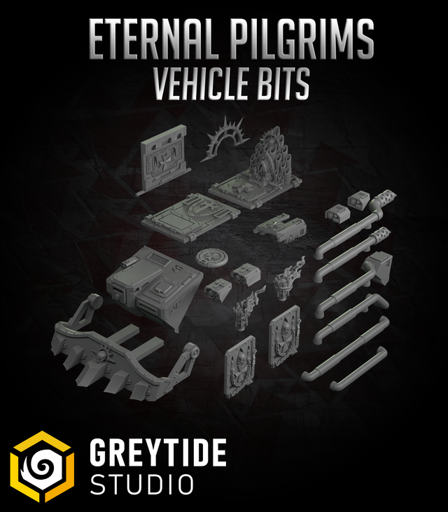 Black Templar Vehicle Bits (Eternal Pilgrims)
