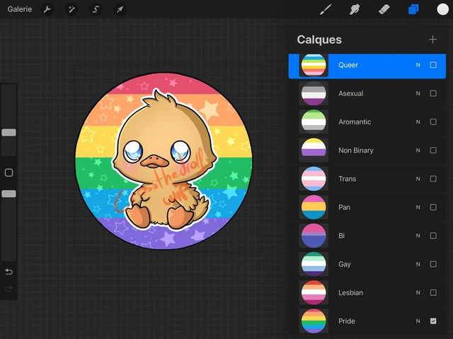 58mm - Badges - LGBTQ+ Canard