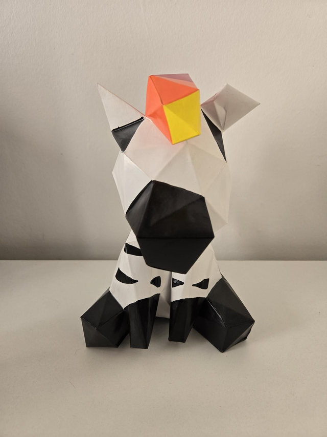 Rainbow – Zèbre Licorne en Papier ou Figurine Poétique