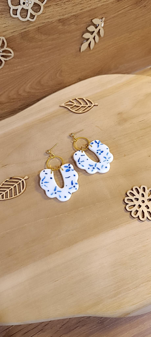 Boucles d'oreilles - Arc ondulé