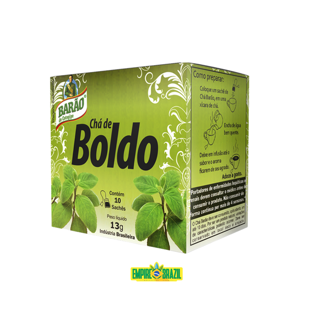 Cha de Boldo / Boldo Tea BARAO 13g (10 sachês)