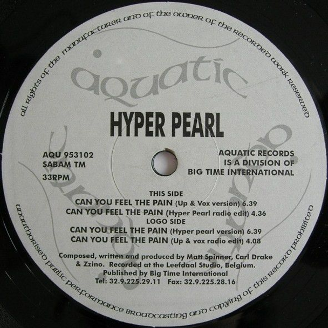 Hyper Pearl – Can You Feel The Pain - Aquatic