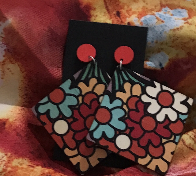 Wood Earrings- Mixed - MSDE81