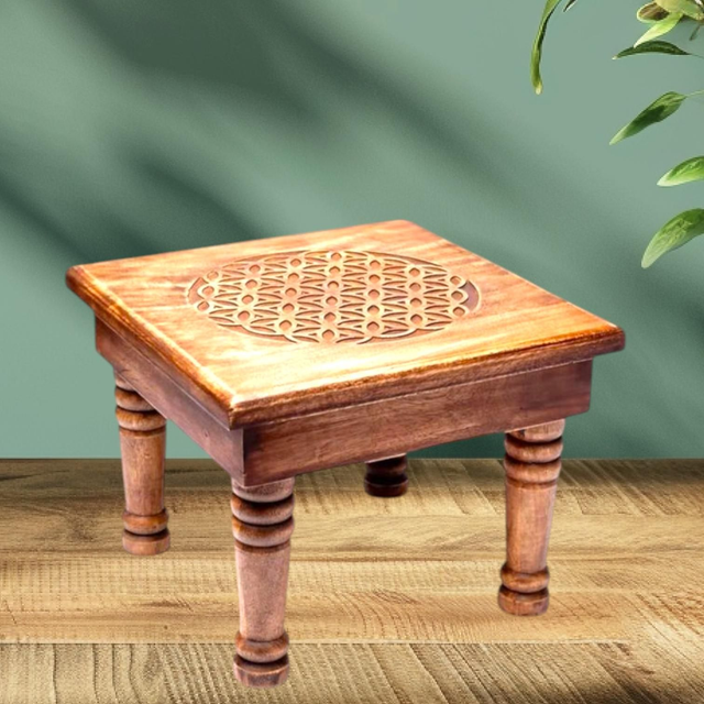 Table d'appoint "Fleur de vie"