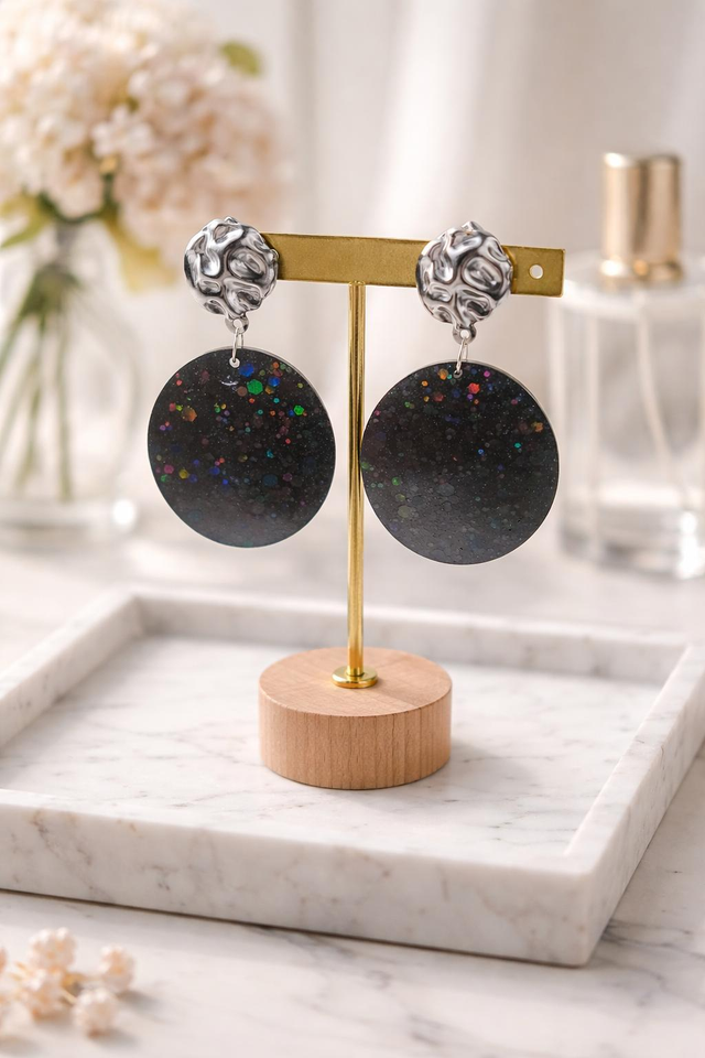 Boucles sphère - Collection Dark blue