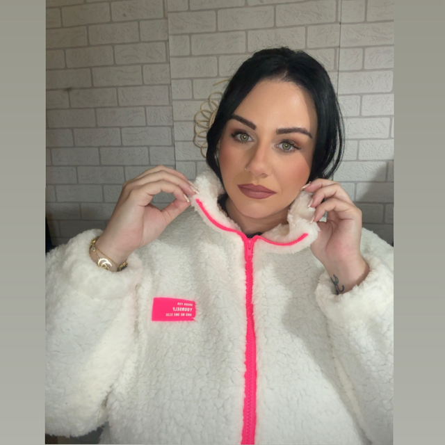 CHAQUETABORREGO BLANCA 