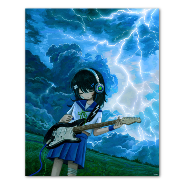 large art print - fractured sky ⚡️