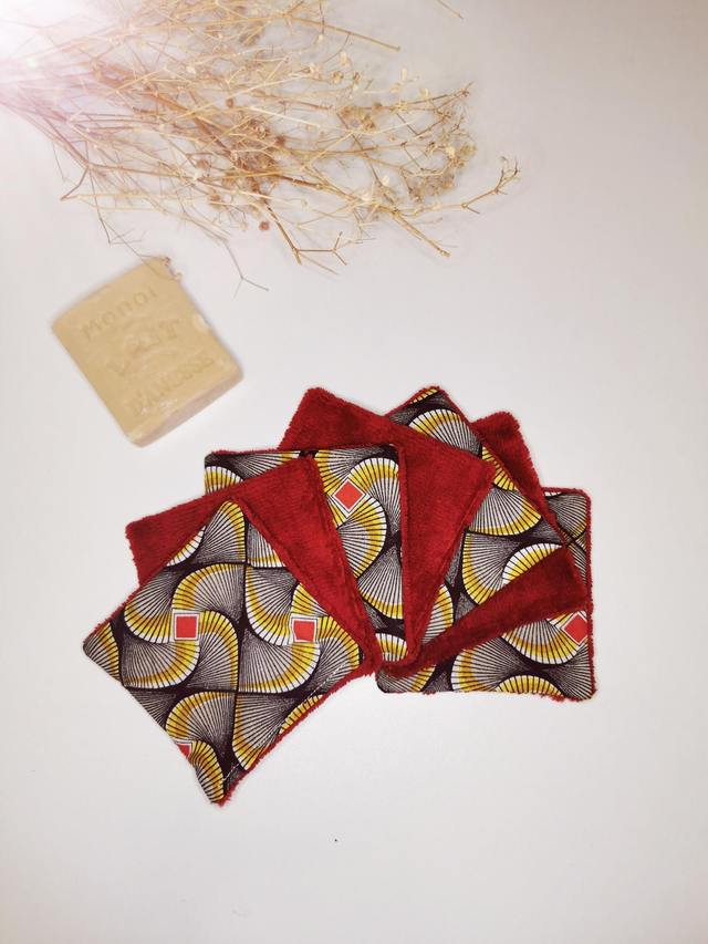 Semainier de lingettes wax rouge