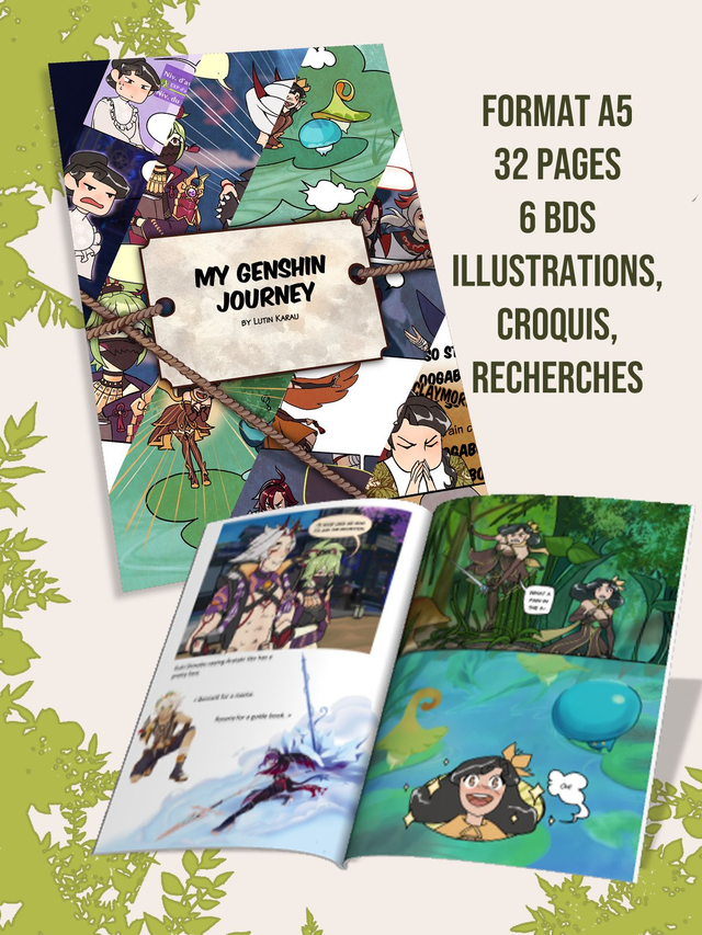 My Genshin Journey : un Journal Genshin Impact en BD par Lutin Karau