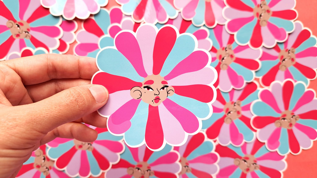 "Flor" | Pegatina