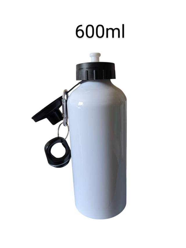 Gourde 600ml avec 2 bouchons 
