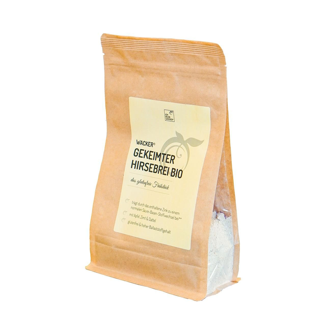 Wacker - Gekeimter Hirsebrei Bio, 350g