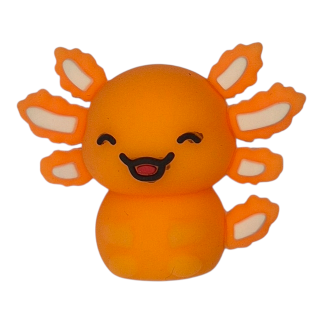 Orange Axolotl Smiling Topper