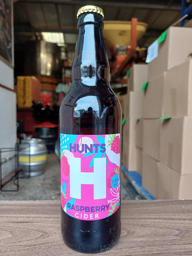 Hunts Raspberry Cider 500ml 3.4% ABV