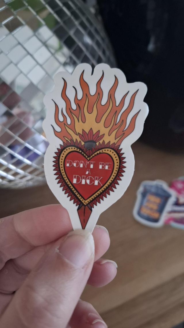 Sticker Dont be a dick