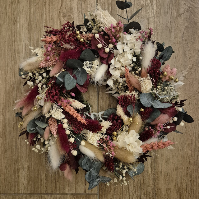 Trockenblumenkranz (Ø 20 cm) [Bestellprodukt]