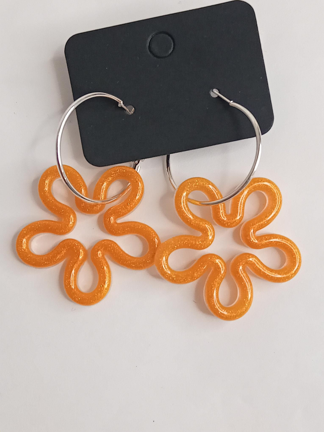 Pampille contour fleur 