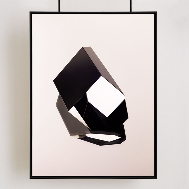 Der gestörte Kristall (4), Fine Art Print