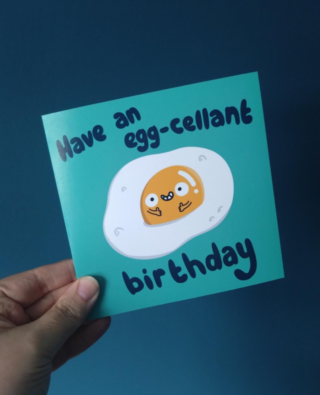 Egg-cellent birthday card