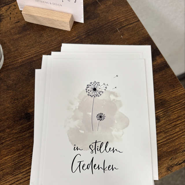 Postkarte Stille Gedenken 